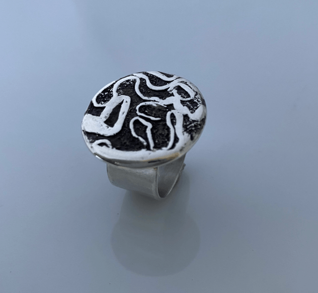 Bague Corail Cerveau de neptune