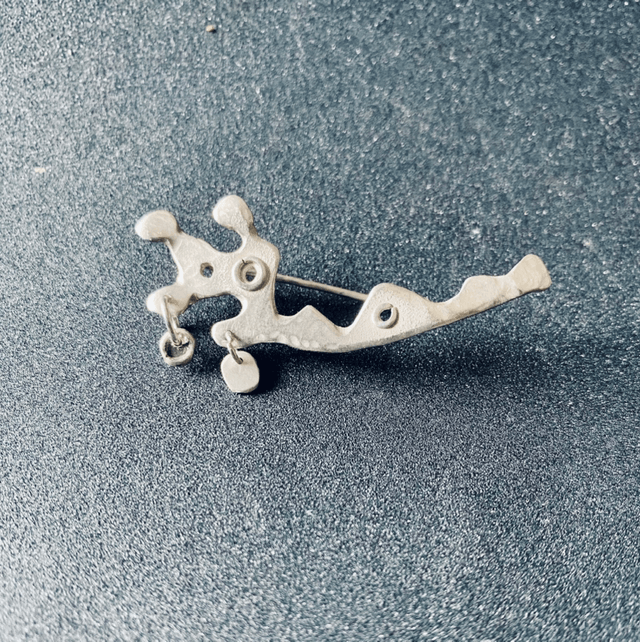 Bijou d’oreille Algue et gouttes