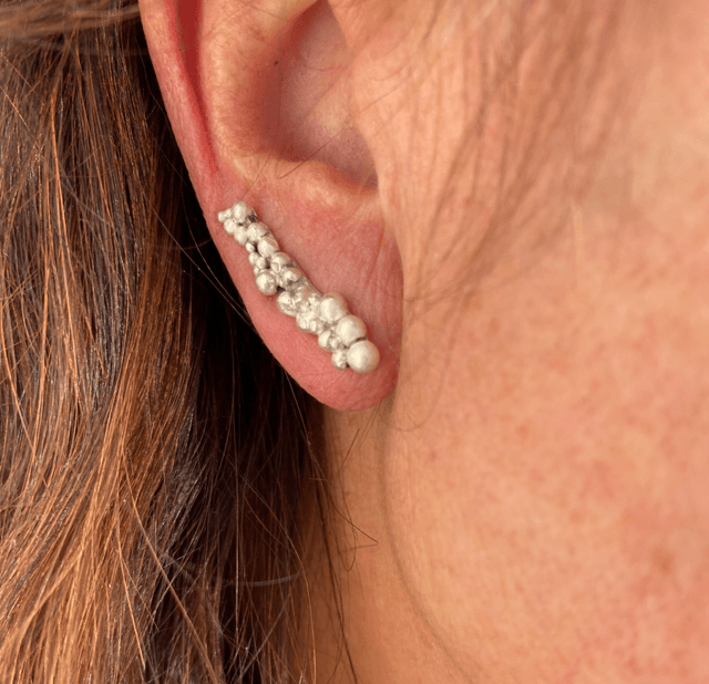 Bijou d’oreille Perles d’argent