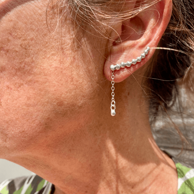 Bijou d’oreille Perles de pluie