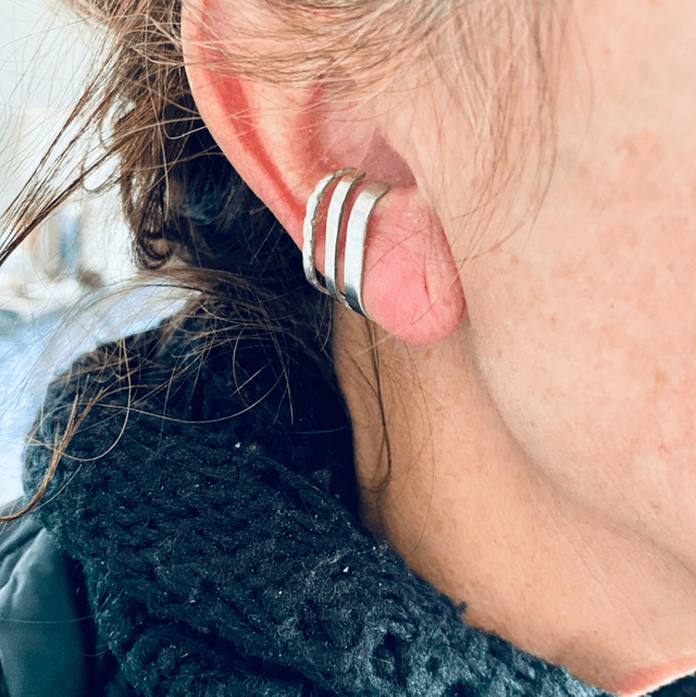 Boucle d’oreille bague d’oreille 3 anneaux