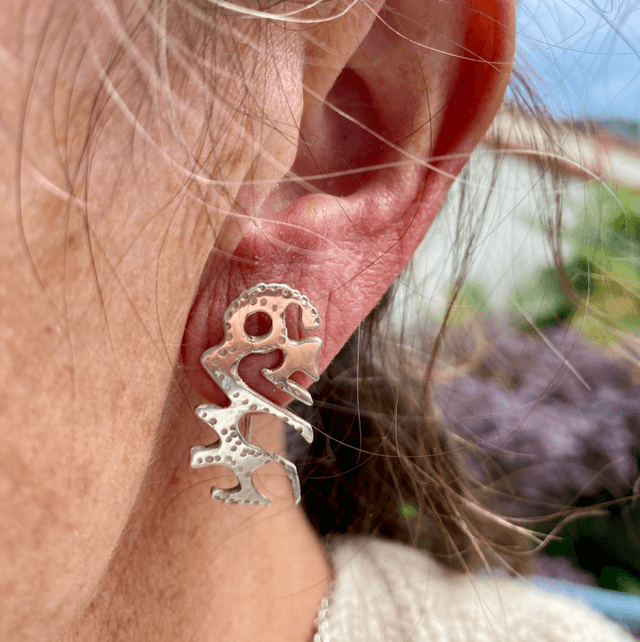 Bijou d’oreille Corail Corne de Cerf