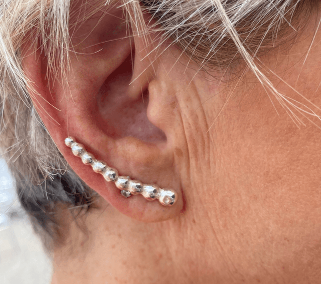 Bijou d’oreille gouttes de pluie 