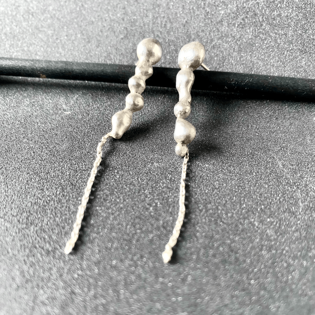 Boucle d’oreilles Gouttes et chaine