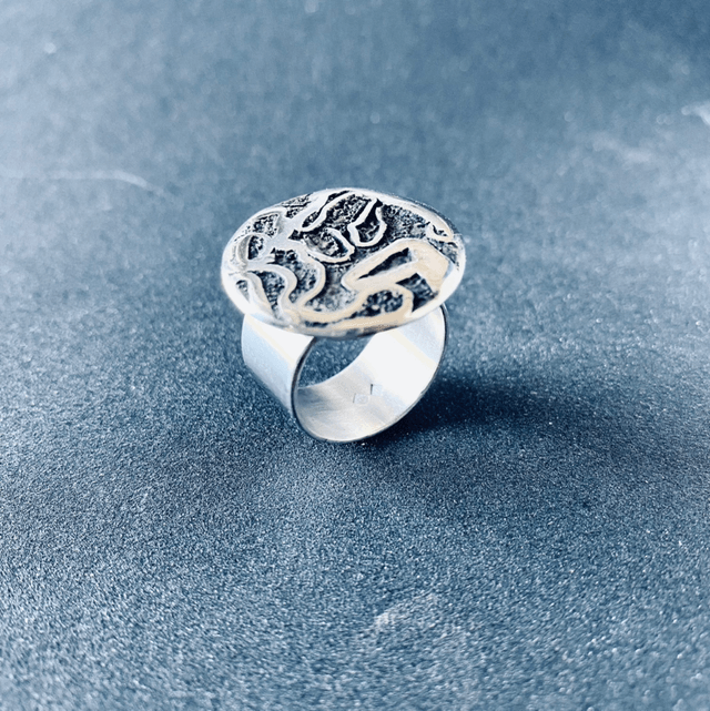 Bague Corail Cerveau de neptune