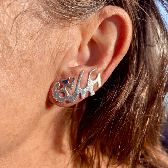 Bijou d’oreille Corail Corne de Cerf