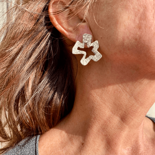 Boucle d’oreille Fleur de mer