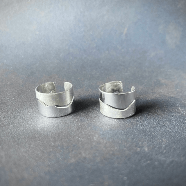 Bague d’oreille ear cuff vague