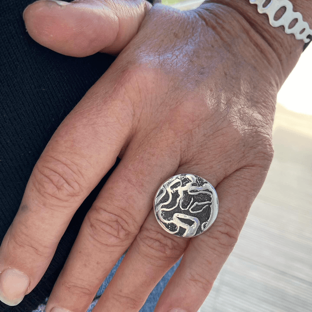 Bague Corail Cerveau de neptune