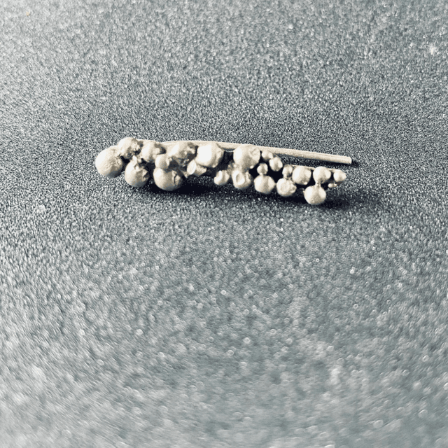 Bijou d’oreille Perles d’argent