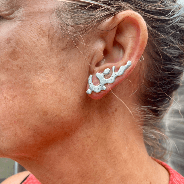 Bijou d’oreille corail
